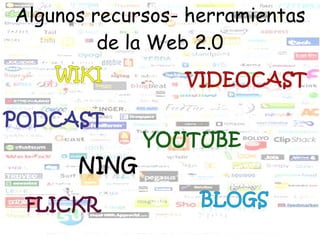 Algunos recursos- herramientas de la Web 2.0 