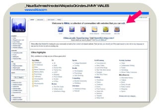 _Neue Suchmaschine des Wikipedia Gründers JIMMY WALES www.wikia.com   
