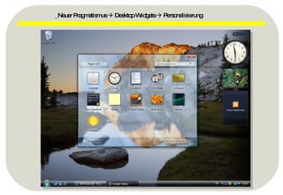 _Neuer Pragmatismus    Desktop Widgets    Personalisierung 