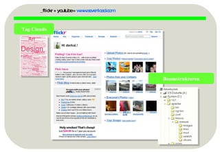 _flickr + youtube =  www.sevenload.com   Tag Clouds Baumstrukturen 