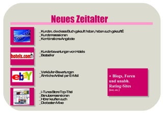 Neues Zeitalter  _Kunden, die dieses Buch gekauft haben, haben auch gekauft… _Kundenrezessionen _Kombinations-Angebote _Kundenbewertungen von Hotels _Bestseller _Verkäufer-Bewertungen _Ähnliche Artikel per E-Mail _i-Tunes Store Top-Titel _Benutzerrezensionen _Hörer kauften auch _Die besten Mixe + Blogs, Foren  und unabh.  Rating-Sites  (test, etc.) 