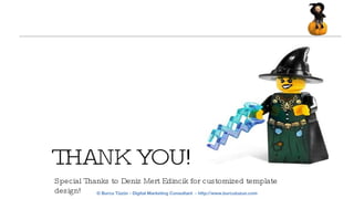 THANK YOU! Special Thanks to Deniz Mert Edincik for customized template design! 