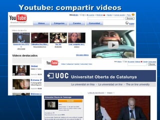 Youtube: compartir videos 