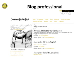 Blog professional
 