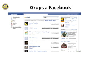 Grups a Facebook
 