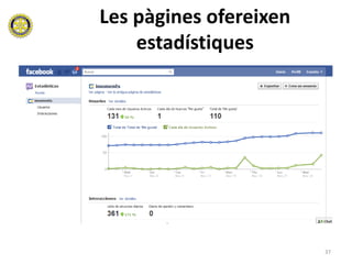 Les pàgines ofereixen
    estadístiques




                        37
 