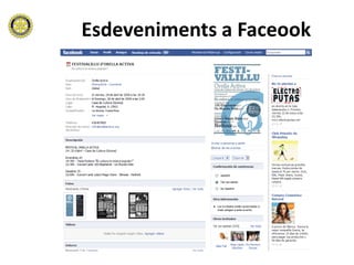 Esdeveniments a Faceook
 