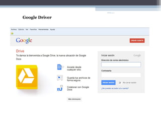 WEB 2.0

Google Driver
 