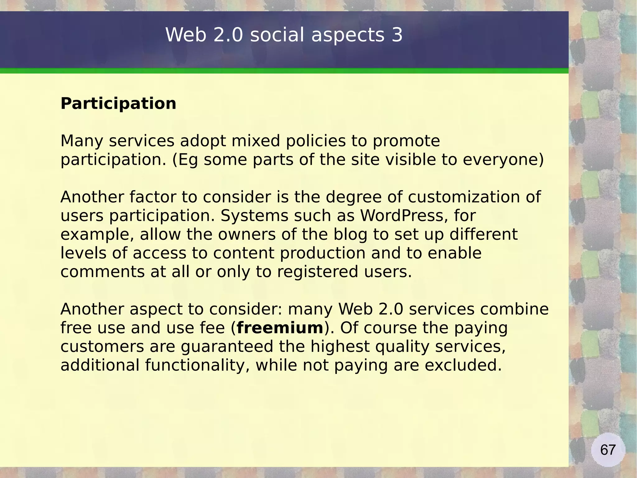 Google: “old” searching First search engines: Archie 1990 (ftp command line query), then 1993 with Veronica Gopher (search only documents title). Then (1994) WebCrawler, the first to index the text of the pages. First  good  search engine: AltaVista (1995), born in DEC laboratories; thanks to Alpha 64bit processor it could launch a thousand crawler simultaneously. AltaVista answered the first year to 4 billion searches! Sold to Compaq, AltaVista was transformed into a portal  Yahoo! Born as &quot;David's and Jerry's Guide to the WWW&quot; with a directory approach (see archive.org), a great success thanks to the link with Netscape. Yahoo! used its own directory service and for the search it used outboard engine: OpenText, AltaVista, then Inktomi and Google. 2009: Yahoo! and Microsoft Bing 