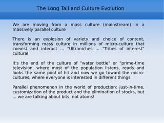 Web 2.0 users During 2007-2008 the media gave prominence to a narrow subset of Web 2.0 sites, YouTube and Second Life first  But which sites are actually the most visited and used? The answer is not simple, since the object “Web 2.0 sites” is not perfectly defined However, some studies have tried to shed light on some aspects of the phenomenon. According to the survey project JISC University of Oxford, Queen of Web 2.0 is Wikipedia http://tallblog.conted.ox.ac.uk/index.php/2007/03/16/some-real-data-on-web-20-use/   