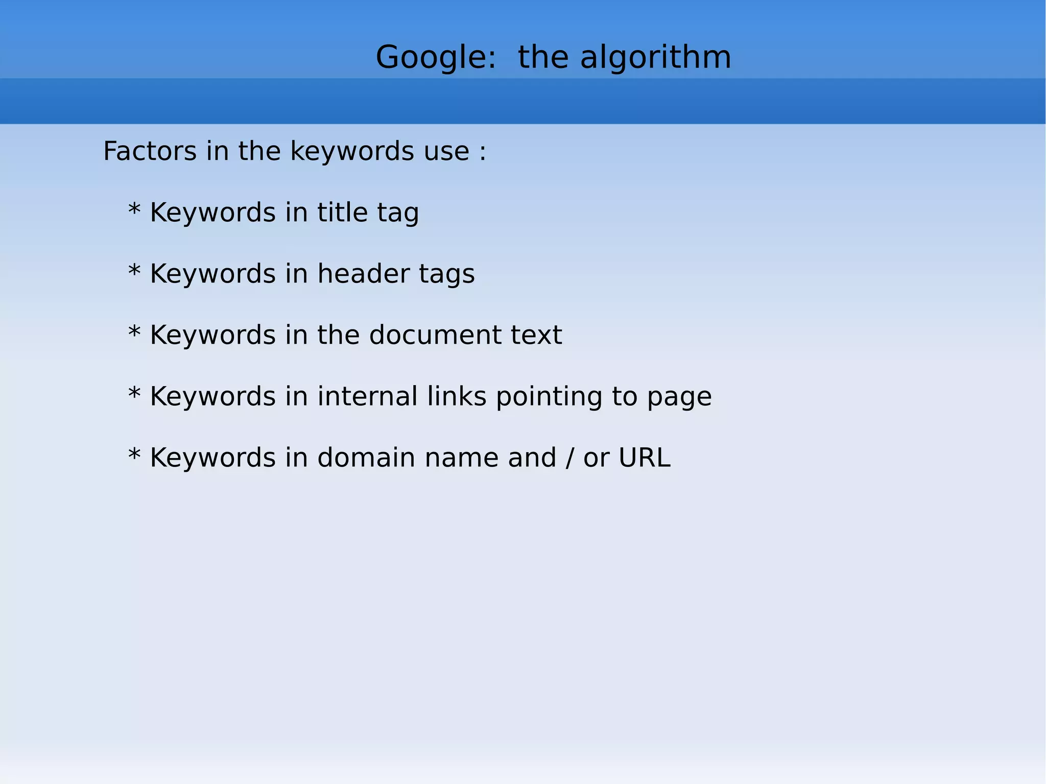Web 2.0 general characteristics Internet as Operating System : O'Reilly http://www.slideshare.net/timoreilly/state-of-the-internet-operating-system-web2-expo10 http://radar.oreilly.com/2010/03/state-of-internet-operating-system.html   Internet OS new subsystems: - Search: big data, a link is a vote, media search - Media access: access to various type of media, access control - Communications: voice and video, collision with providers - Identity and Social Graph: Facebook connection and networks - Payment: PayPal, Amazon, Apple … - Advertising: the real engine carrying money - Location: new services - Activity streams: managing user attention to virtual locations - Time: now, need for speed - Image and Speech recognition: Googles, automated vehicles - Government Data: open data, linked data, new visualization Browser: control over frontend interface!  http://gs.statcounter.com/   