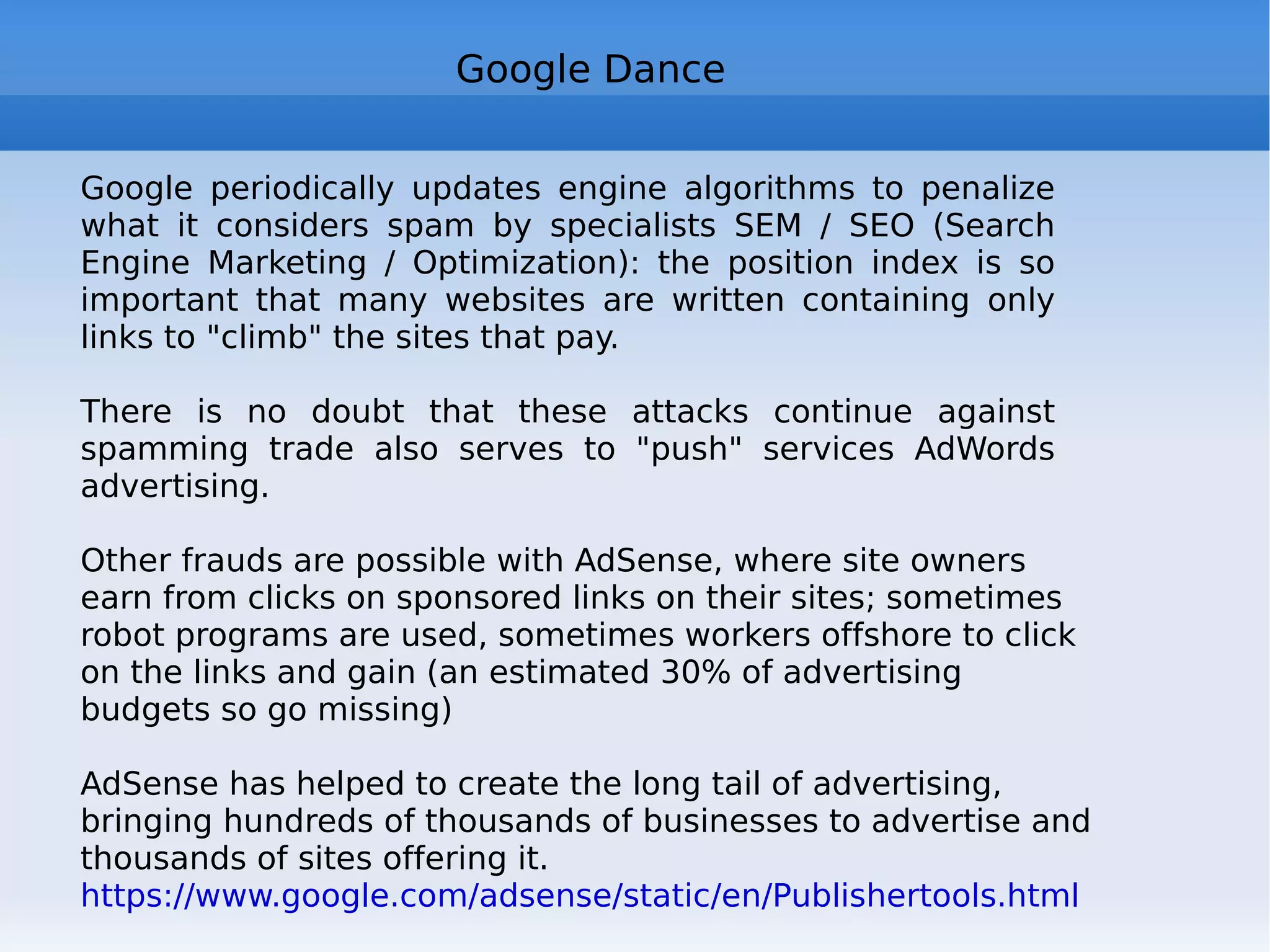 Corporate Blog 10 Tips for Corporate Blogging http://mashable.com/2010/07/20/corporate-blogging-tips/   1. Establish a Content Theme and Editorial Guidelines 2. Choose a Blogging Team and Process 3. Humanize Your Company 4. Avoid PR and Marketing 5. Welcome Criticism 6. Outline a Comment Policy 7. Get Social 8. Promote Your Blog 9. Monitor Mentions and Feedback 10. Track Everything 