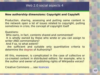 Wiki and wiki farms  Cunningham's  Top Ten Wiki Engines  and  Wiki Farms Wiki farms host wikis, often for free: http://en.wikipedia.org/wiki/Wiki_farm   http://en.wikipedia.org/wiki/Comparison_of_wiki_farms Wikia, founded by Jimmy Wales, Wikipedia founder (2011: 165k communities hosted, 2M users, 350M pages/month)), started for free, now  freemium  (remove ads) http://www.wikia.com/wiki/Wikia see  http://lostpedia.wikia.com/wiki/Main_Page   http://uncyclopedia.wikia.com/wiki/Main_Page   ;-) about 1 million wikis managed by  www.wikispaces.com 