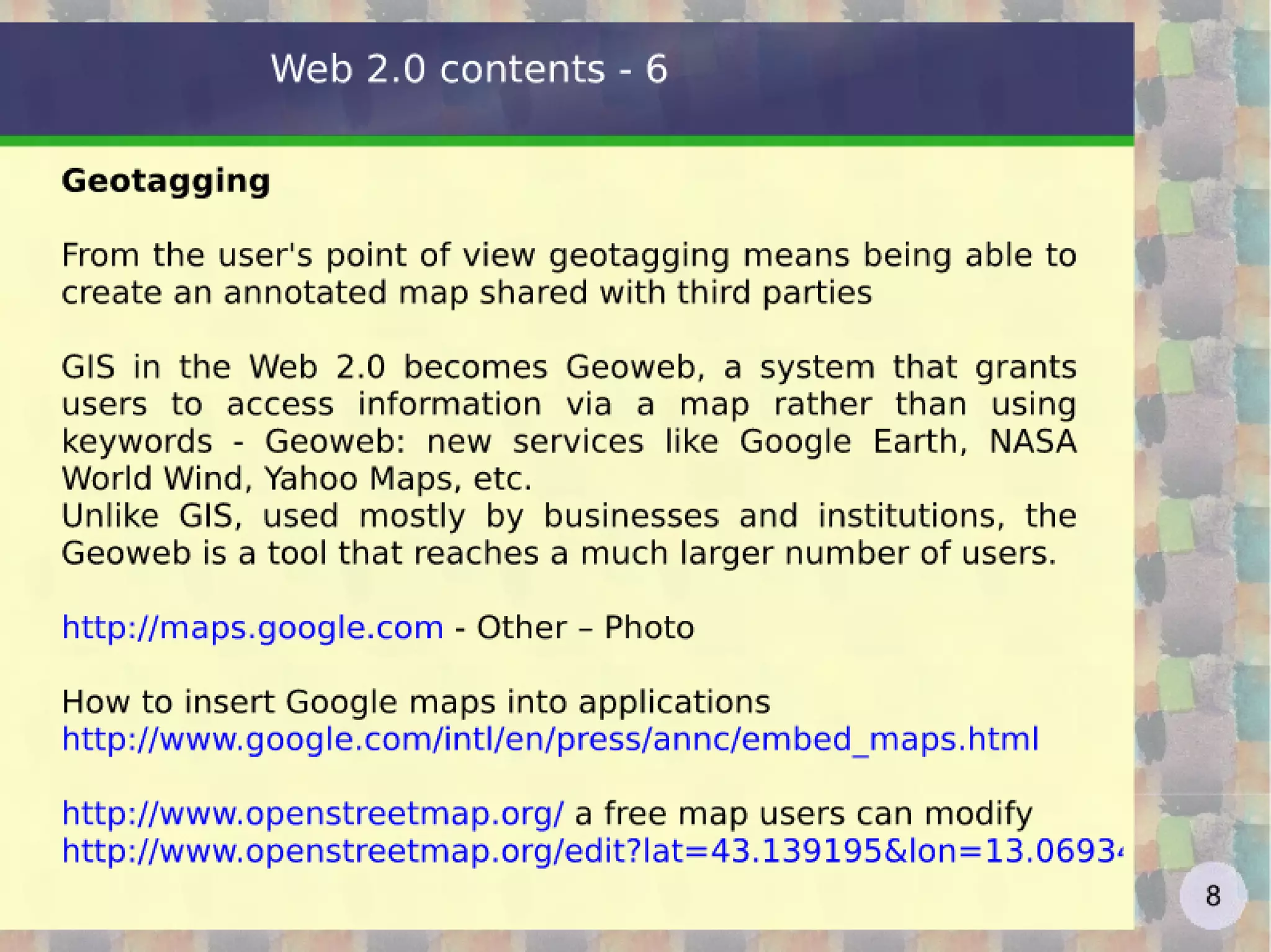 Web2.0 2012 - lesson 4 - twitter