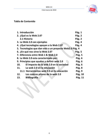 Presentación Word (Web 2 0)
