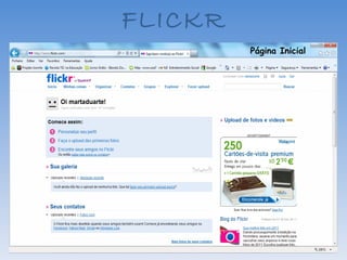 FLICKR Página Inicial 