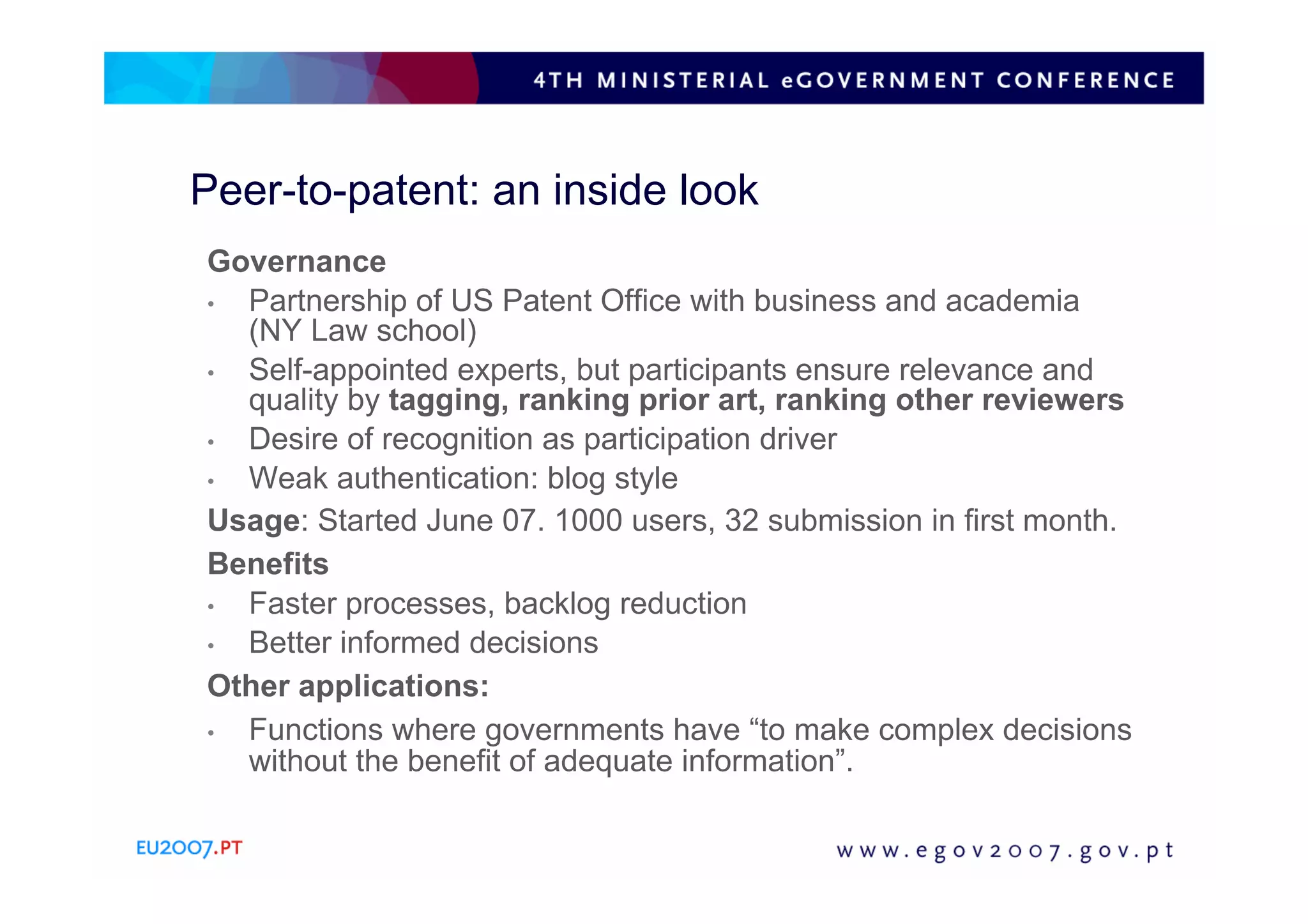 Web2 0 for eGovernment: why and how?
