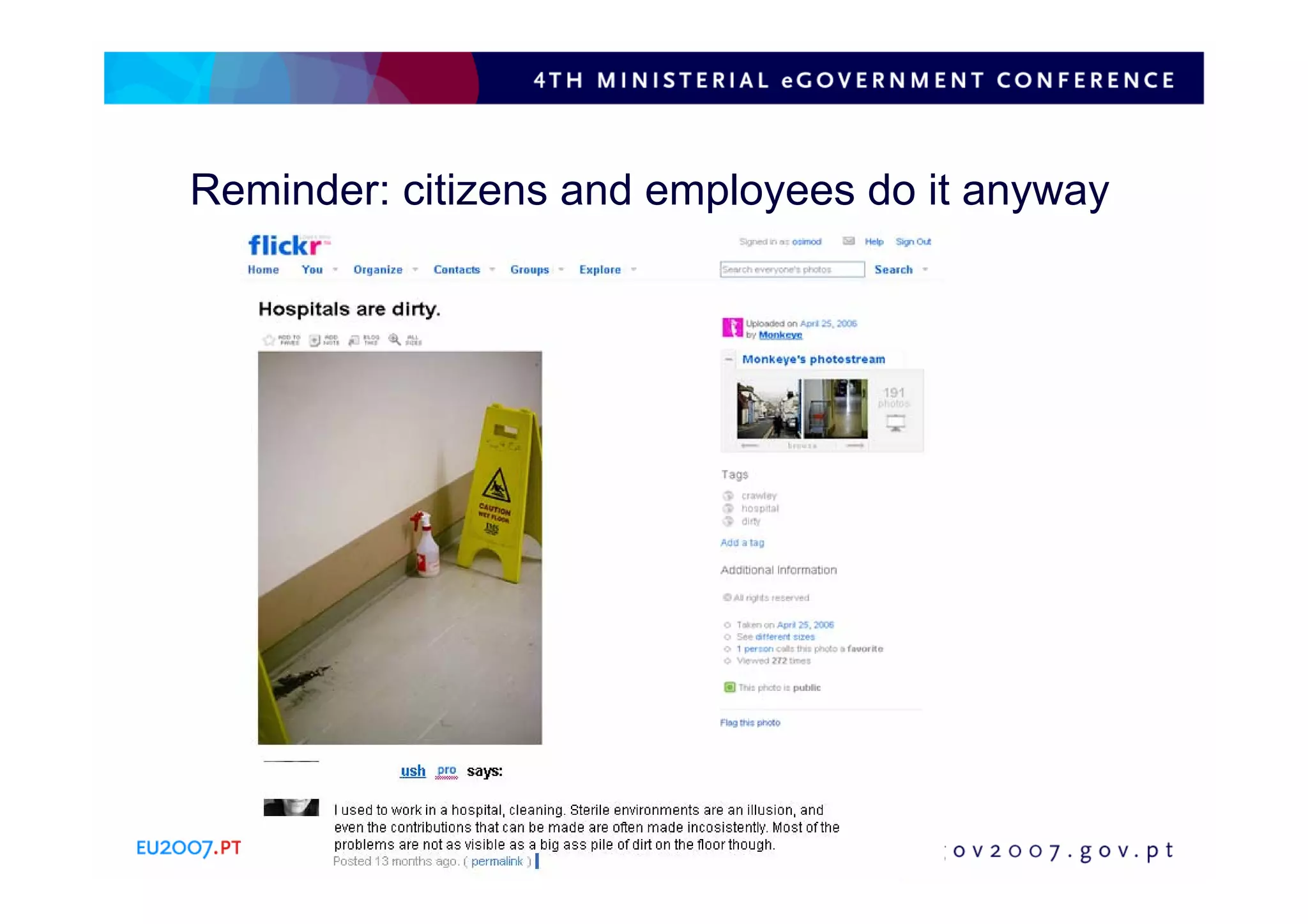 Web2 0 for eGovernment: why and how?