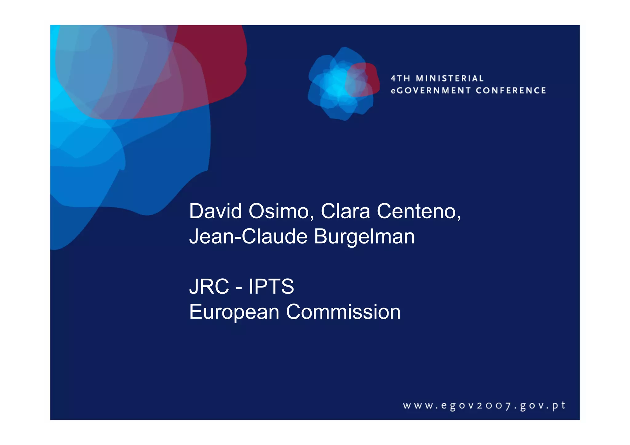 Web2 0 for eGovernment: why and how?