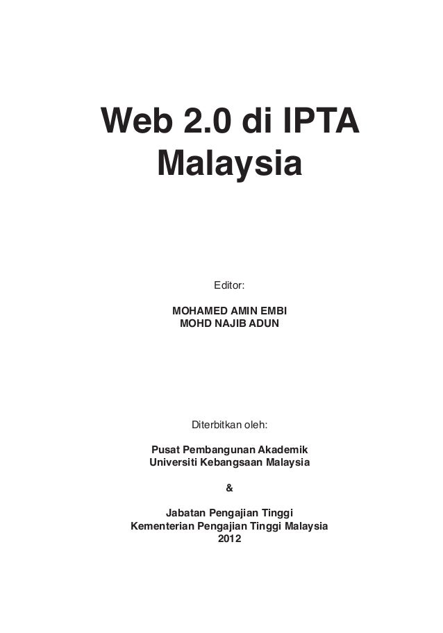 Web 2 0 Di Ipta Malaysia