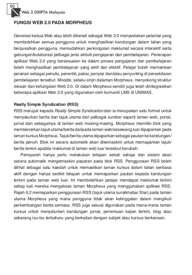 Web 2.0 di IPTA Malaysia