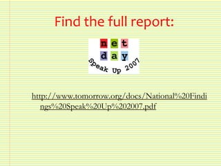 Web 2.0 - Presentation for Operation Spark