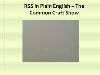 Web 2.0 - Presentation for Operation Spark