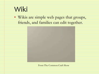 Web 2.0 - Presentation for Operation Spark