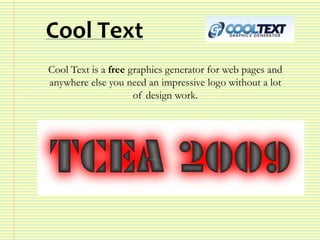 Web 2.0 - Presentation for Operation Spark