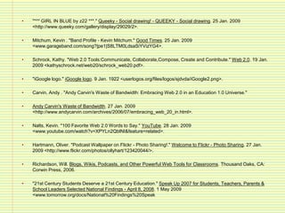 Web 2.0 - Presentation for Operation Spark