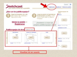 Visualizar sin ser usuario
 