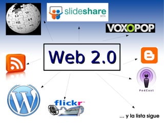 Web 2.0 …  y la lista sigue 