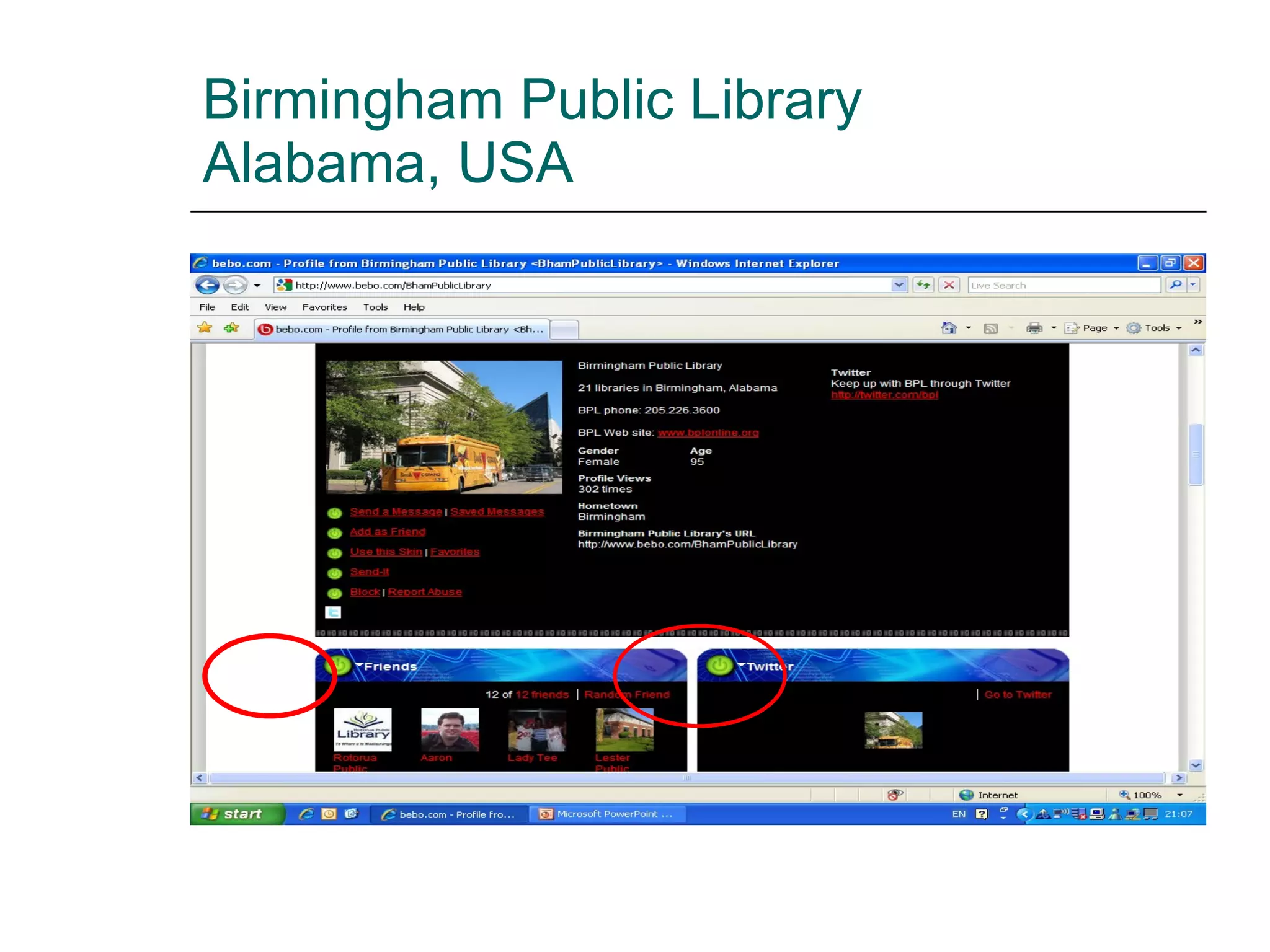 Birmingham Public Library Alabama, USA 