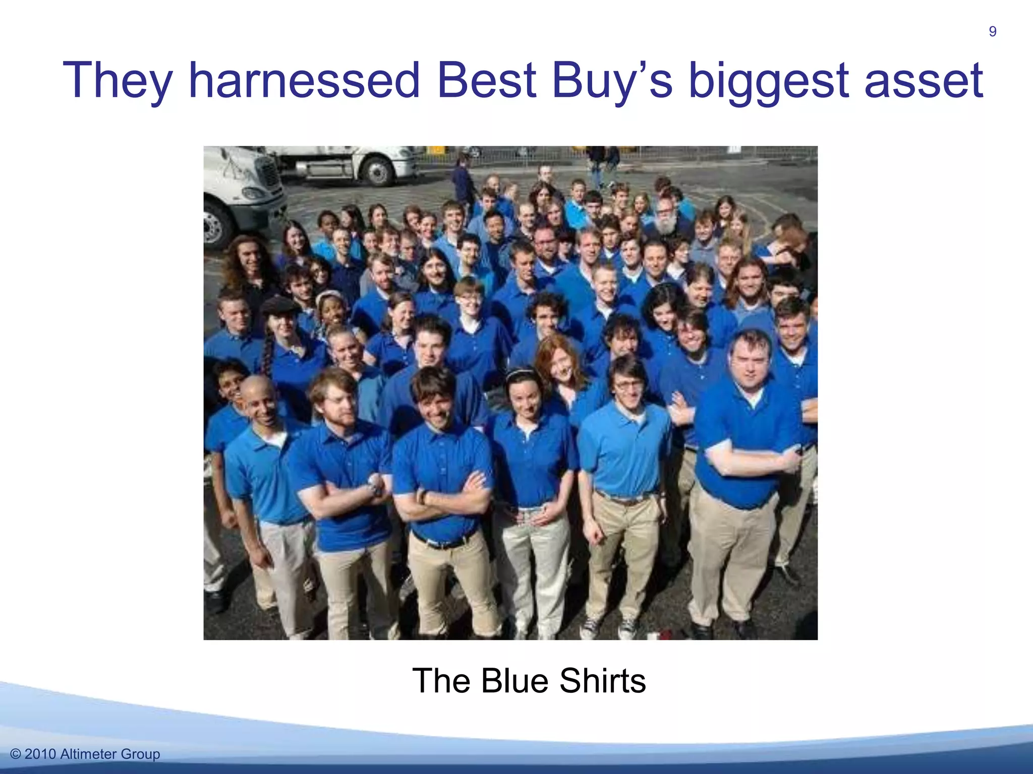 They harnessed Best Buy’s biggest asset9The Blue Shirts