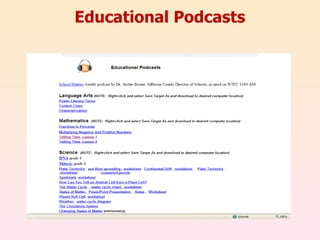 Educational Podcasts 