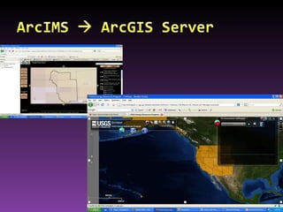 ArcIMS ArcGIS Server