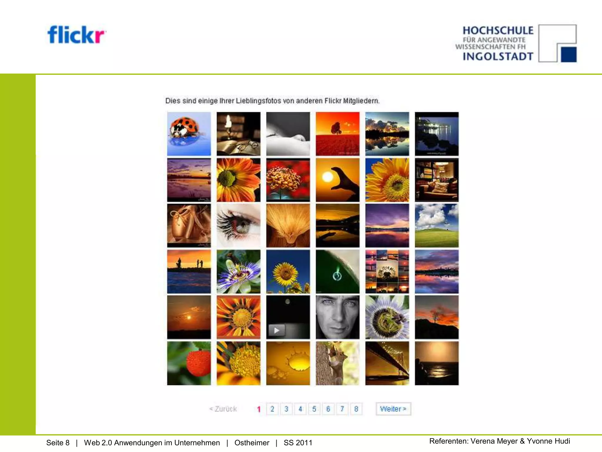 Referenten: Verena Meyer & Yvonne Hudi