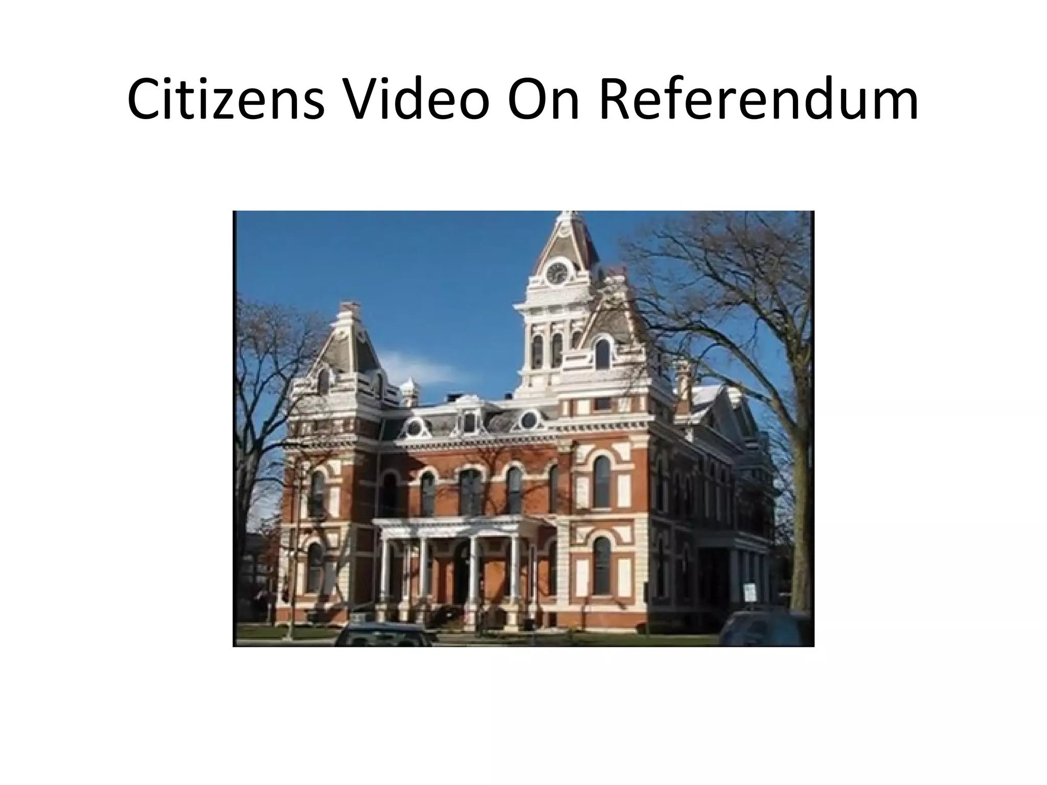 Citizens Video On Referendum 