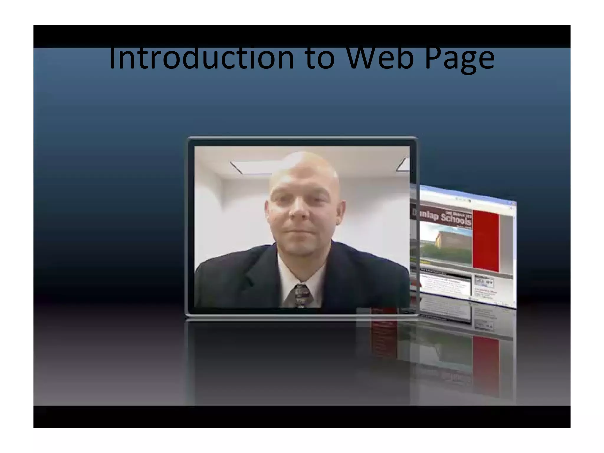 Introduction to Web Page 