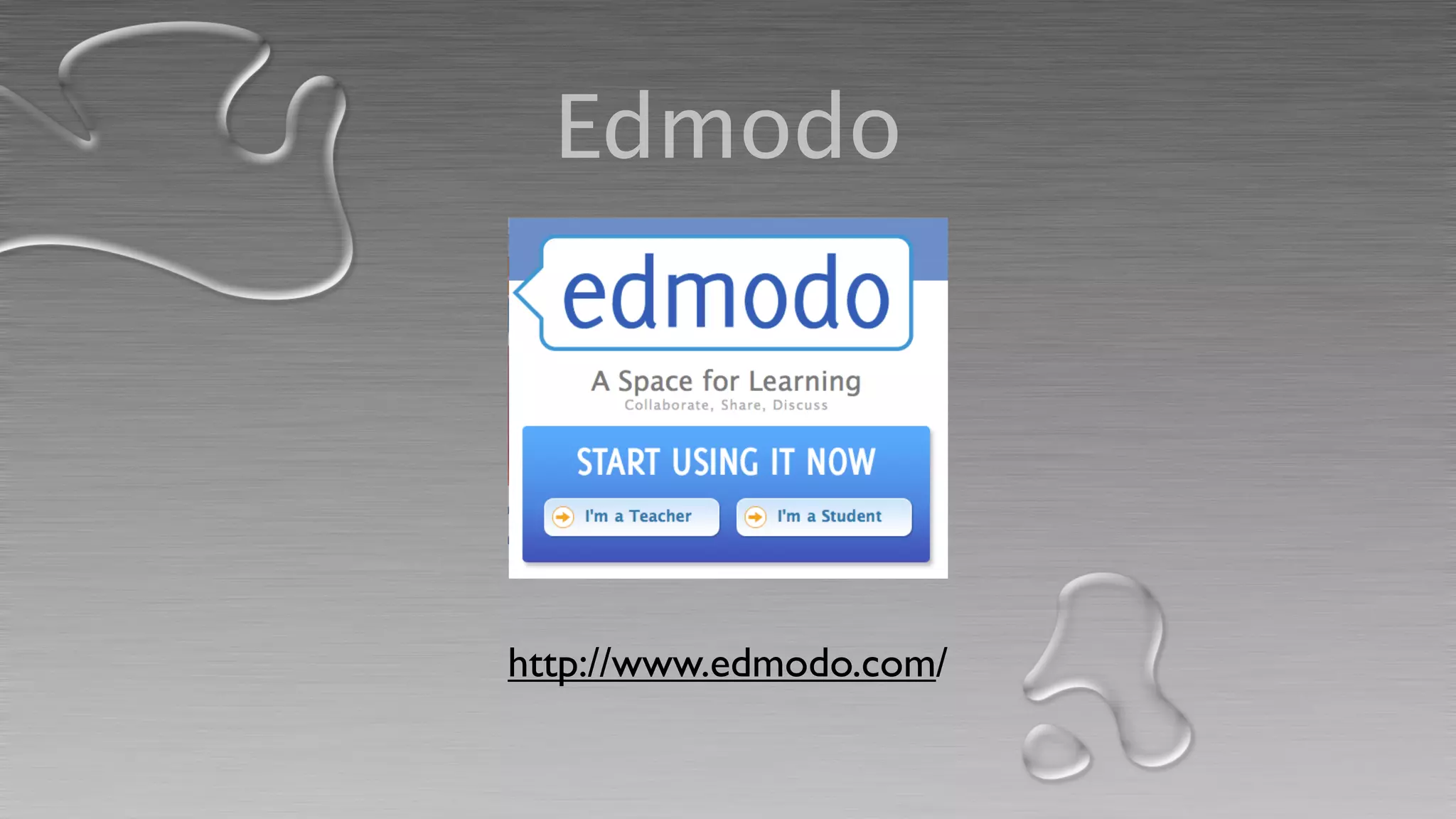 Edmodo




http://www.edmodo.com/
 