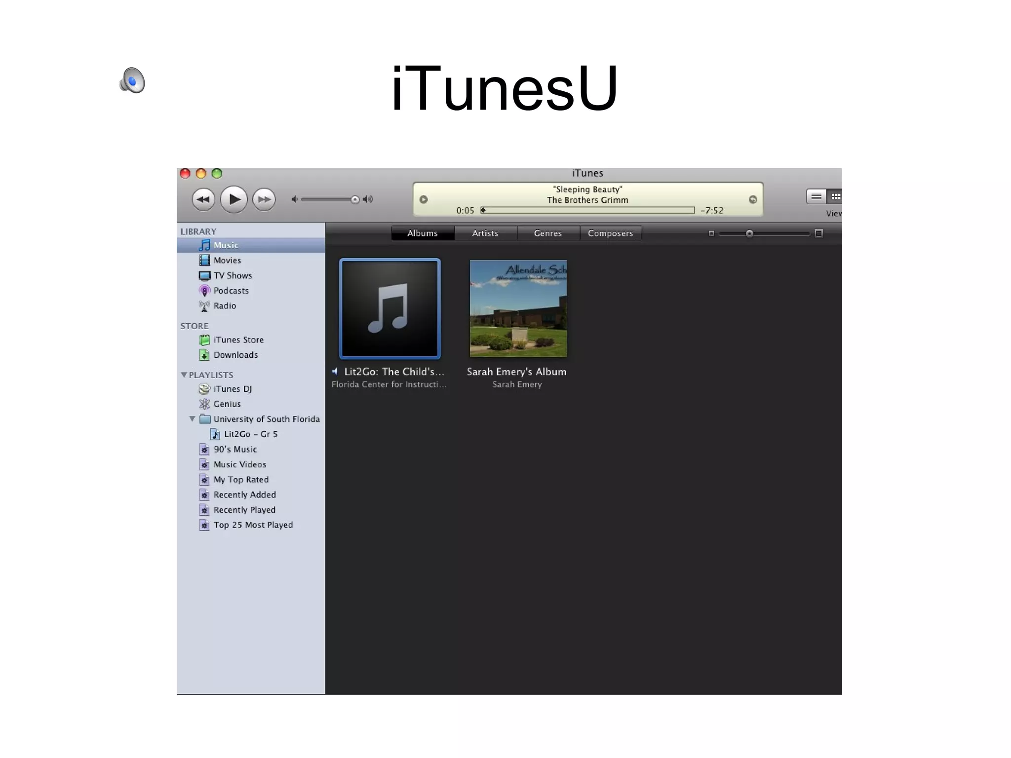 iTunesU 