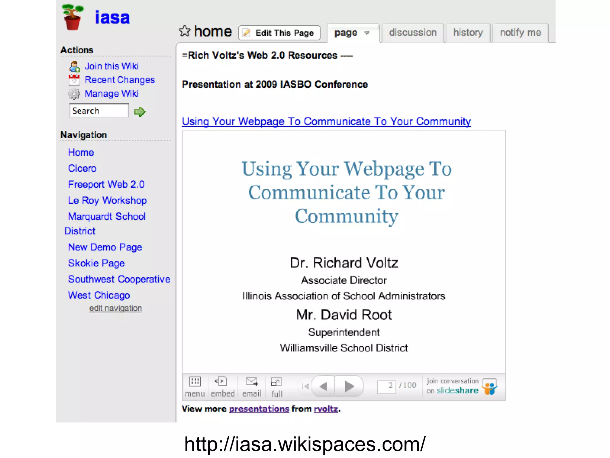 http://iasa.wikispaces.com/ 