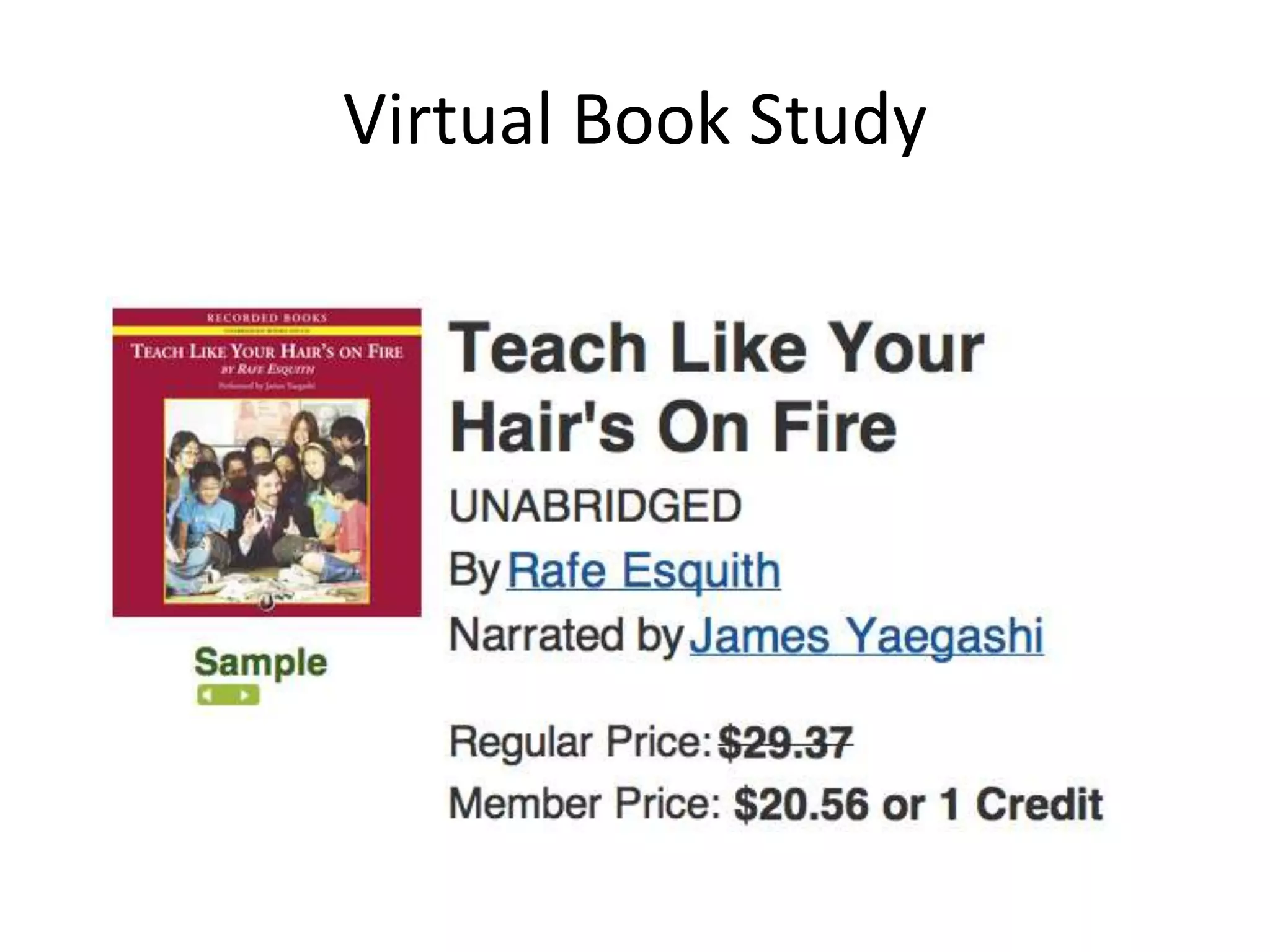 Virtual Book Study