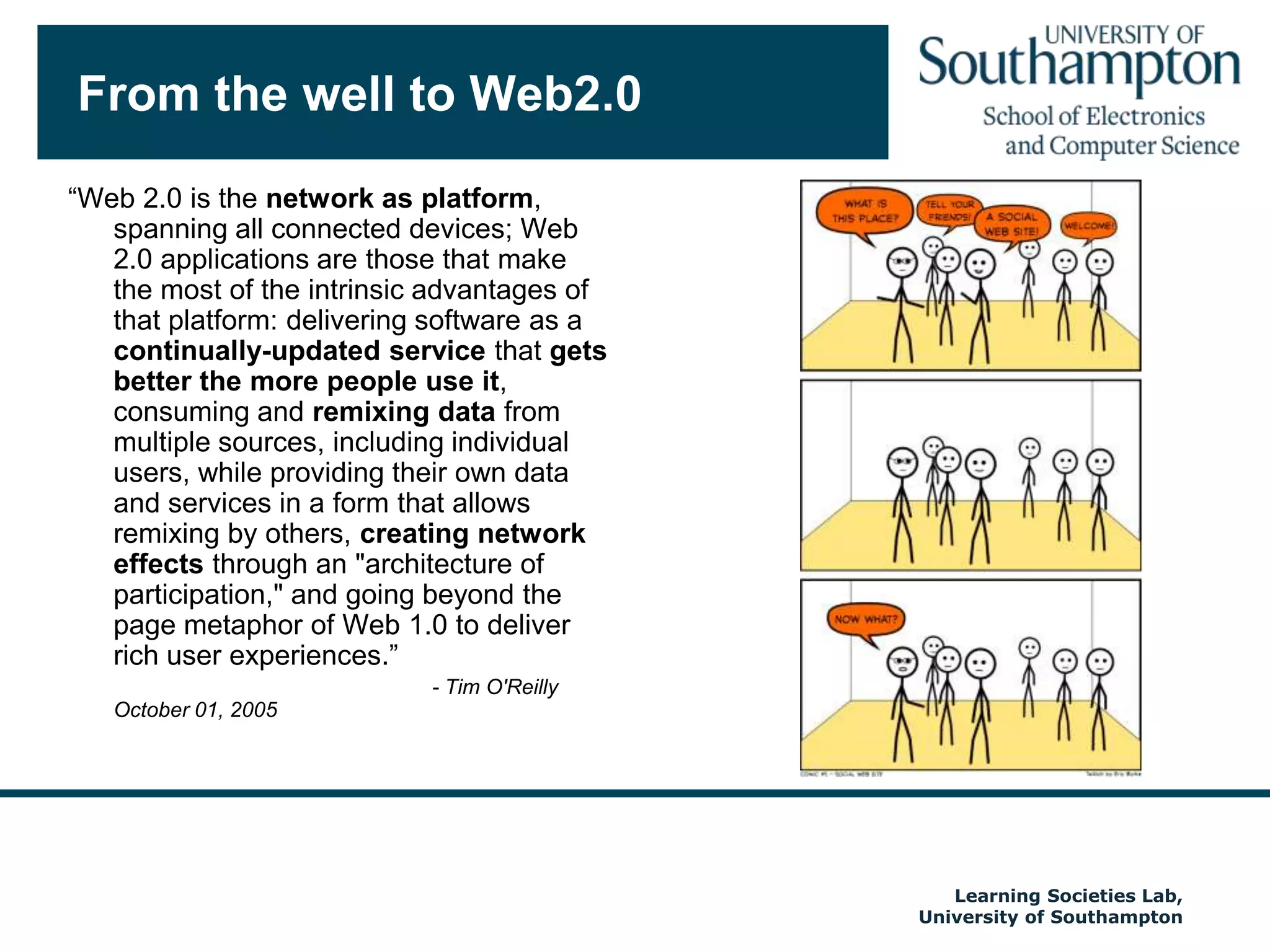 VLE (Blackboard) Web 2.0