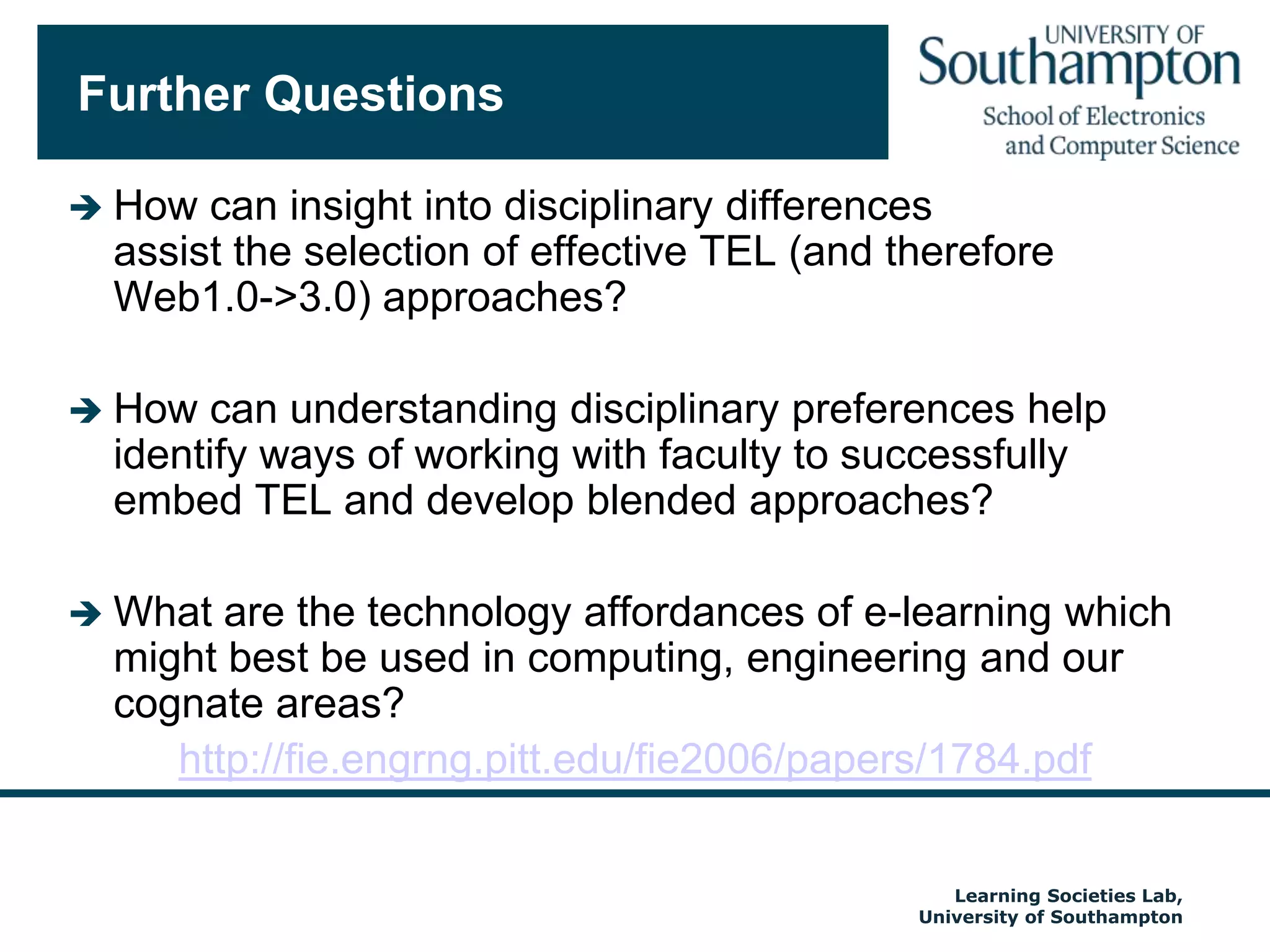 Putative tableAutumn 2009
