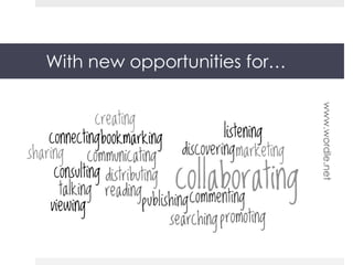With new opportunities for… www.wordle.net 