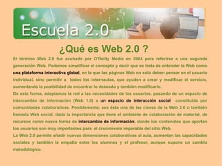 Las web educativas están basadas en modelos de enseñanza/aprendizaje de transmisión de conocimientos ya elaborados sin la participación activa de los alumnos. (González_Serna, J.M. 2004) 