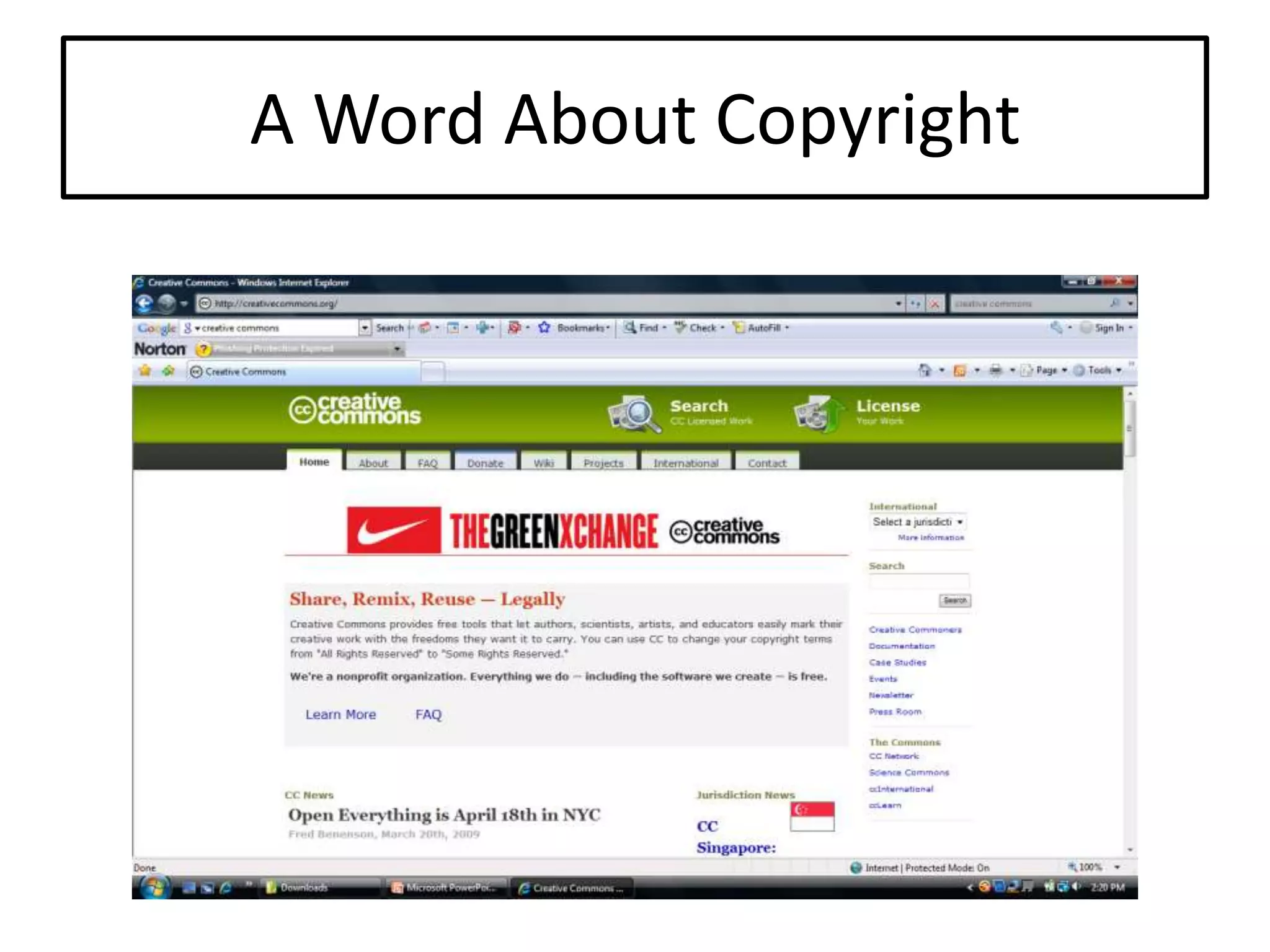 Setting The Stage For Extending Our Reach: An Overview Of Web 2.0 Tools And Resources