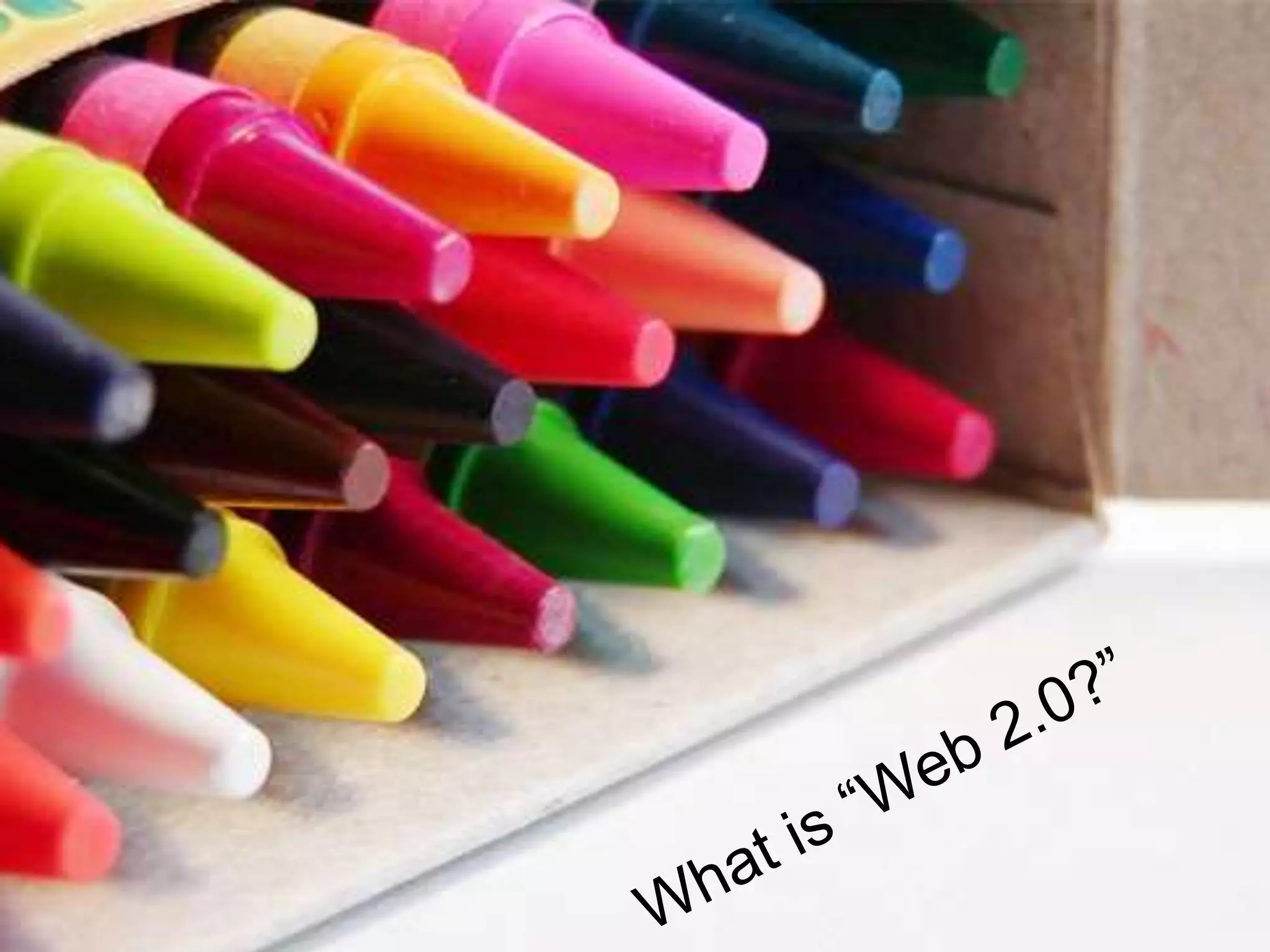 Setting The Stage For Extending Our Reach: An Overview Of Web 2.0 Tools And Resources