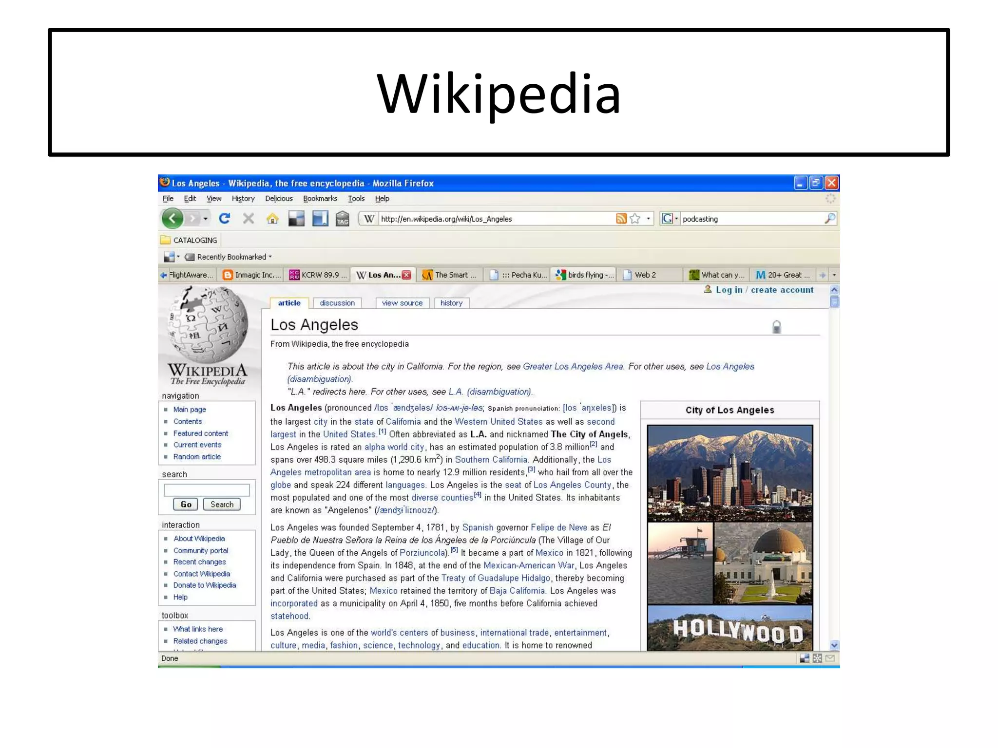 Setting The Stage For Extending Our Reach: An Overview Of Web 2.0 Tools And Resources
